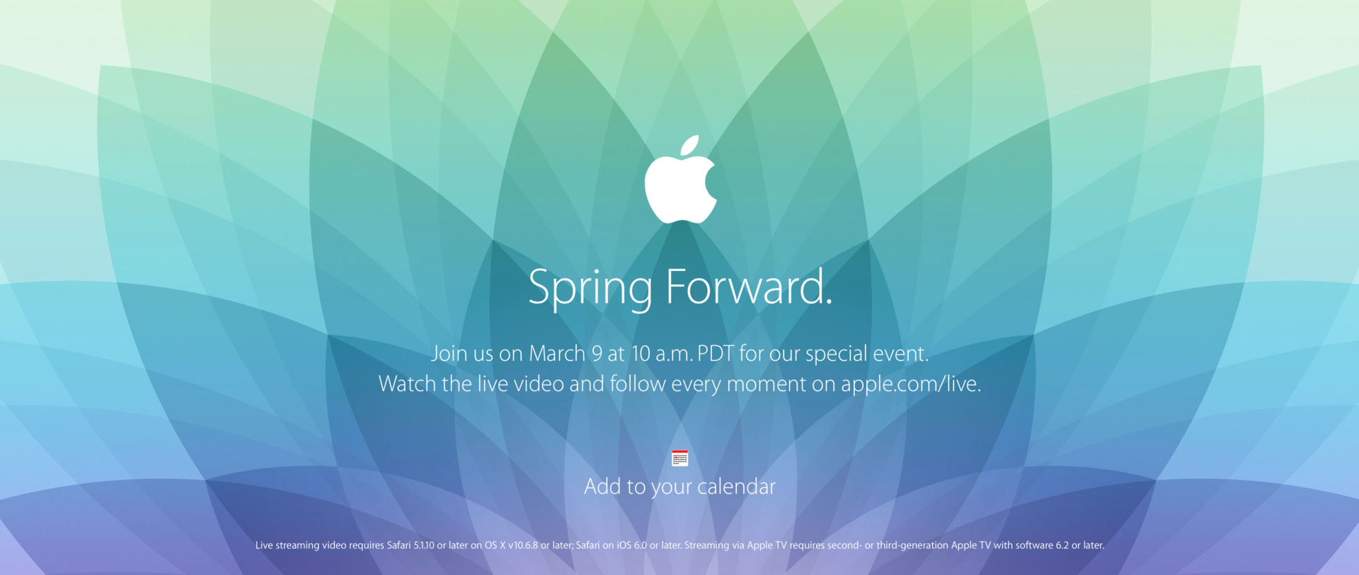 Duang一下，蘋果發(fā)布會(huì)3月9日就來(lái)了！主角會(huì)是Apple Watch嗎？